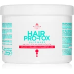 Kallos Hair Pro-Tox maska pro slabé a poškozené vlasy s kokosovým olejem, kyselinou hyaluronovou a kolagenem 500 ml