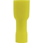 Faston zásuvka Vogt Verbindungstechnik 3947S 6.3 mm x 0.8 mm, 180 °, plná izolace, žlutá, 1 ks