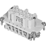 Konektorová vložka, zásuvka Amphenol C146 10B010 002 1-1, 10 + PE, šroubovací, 1 ks