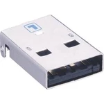 USB konektor 2.0 vestavný do DPS Lumberg 2410 08, zástrčka Typ A