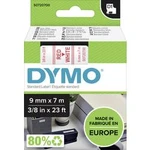 Páska do štítkovače DYMO 40915 (S0720700), 9 mm, D1, 7 m, červená/bílá