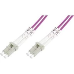 Optické vlákno kabel Digitus DK-2533-05-4 [1x zástrčka LC - 1x zástrčka LC], 5.00 m, fialová
