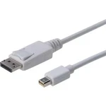 Kabel DislayPort ⇔ Mini DisplayPort, 2 m, bílý