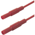 SKS Hirschmann MLS GG 200/2,5 rt bezpečnostní měřicí kabely [lamelová zástrčka 4 mm - lamelová zástrčka 4 mm] červená, 2.00 m