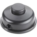 Nášlapný vypínač interBär, 1pólový, 250 V/AC, 6 A, černá