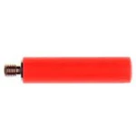 Šroubovací zásuvka 4 mm M4 MultiContact B4-E-M4-I (23.1033-22), adaptér rovný, červená