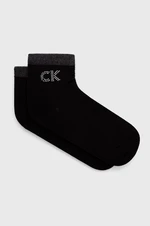 Ponožky Calvin Klein dámske, čierna farba, 701218782