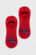 Ponožky Calvin Klein Jeans pánske, červená farba, 701218733
