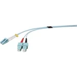 Připojovací optický kabel Renkforce RF-3301846 [1x zástrčka LC - 1x zástrčka SC], 2.00 m, tyrkysová