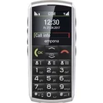 Emporia Classic V26 telefon pro seniory nabíjecí stanice, tlačítko SOS stříbrná