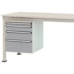 Manuflex ZB4763.9006 Vestavné pouzdro, Nutzhohe stacionárně 500 mm s 4 šuplíky. Pro stolní hloubka 1000 mm