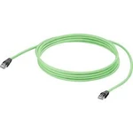 Síťový kabel RJ45 Weidmüller 1230410000, CAT 5, CAT 5e, SF/UTP, 30.00 cm, zelená