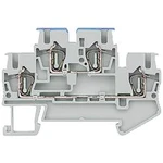 Dvojitá svorka přípojka s pružinovým protitahem Siemens 8WH20204CF00, šedá, 50 ks