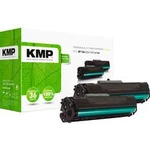 KMP sada 2 ks. toneru náhradní Canon, HP HP 12A (Q2612A) kompatibilní černá H-T114D