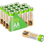 Tužková baterie AA alkalicko-manganová GP Batteries GP15AET-2VS20 , 1.5 V, 20 ks