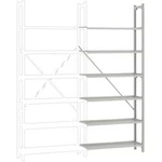 Přístavný modul regálu oddělení Manuflex RA2462, (š x v x h) 960 x 2250 x 300 mm