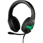 Konix NEMESIS herní headset stereo, na kabel na uši, černá/zelená