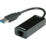 Konvertor USB 2.0 Value [1x USB 3.0 zástrčka A - 1x RJ45 zásuvka] černá