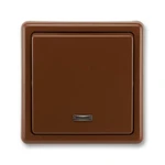 ABB Classic vypínač č.6So hnědá 3553-27289 H3 s orienační doutnavkou