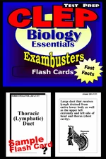 CLEP Biology Test Prep Review--Exambusters Flash Cards