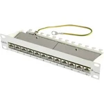 Síťový patch panel Telegärtner J02022A0057, 12 portů, CAT 6A, 1 U