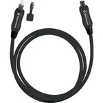 Toslink digitální audio kabel Oehlbach 66101, [1x Toslink zástrčka (ODT) - 1x Toslink zástrčka (ODT)], 0.50 m, černá