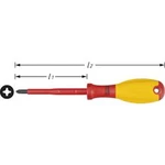 Křížový šroubovák Hazet 810VDE-PH1, PH 1, délka čepele 80 mm, Oblast použití (šroubováky): pro elektrotechniky