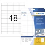 Herma 4346 etikety 45.7 x 21.2 mm papír bílá 1200 ks přemístitelné univerzální etikety inkoust, laser, kopie 25 Blatt A4