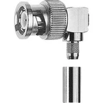 BNC zástrčka, zahnutá Telegärtner J01000A0033, 50 Ω, 1 ks