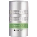 LED signalizační sloupek akustický Werma 691.400.55, 24 V/DC, IP65, stříbrná