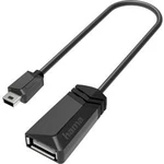 Adaptér USB 2.0 Hama [1x USB 2.0 zástrčka A - 1x USB 2.0 zástrčka Mini-AB ] černá