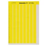 Device markers, Label, 25,4 x 12,7 mm, Polyester, PVC-free, Colour: Yellow Weidmüller Počet markerů: 1470 LM MT300 25,4X12,7 GEMnožství: 10 ks