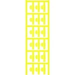 Conductor markers, MultiCard, 30 x 5,8 mm, Polyamide 66, Colour: Yellow Weidmüller Počet markerů: 90 SFC 2/30 NEUTRAL GEMnožství: 90 ks