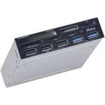 Vestavná čtečka karet do PC 8,9 cm (3,5") Akasa AK-ICR-17 AK-ICR-17, USB 2.0 (základní deska), USB 3.2 Gen 1 (USB 3.0), USB 3.0 (základní deska), SATA
