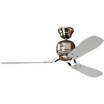 Stropní ventilátor Hunter Industrie BN, Vnější Ø 132 cm, šedá, javorová