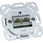 Síťová zásuvka pod omítku panel CAT 6A Hager