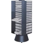 Otočná věž pro zásuvkové zásobníky raaco, Serie 250, 137607, přihrádek: 12, 1600 , modrá
