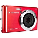 Digitální fotoaparát AgfaPhoto DC5200, 21 Megapixel, červená, stříbrná