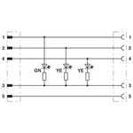 Připojovací kabel pro senzory - aktory Phoenix Contact SAC-5P-M12MS/0,6-810/M12FR-3L 1416147 0.60 m, 1 ks