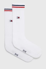 Ponožky Tommy Jeans 2-pak biela farba, 701228176