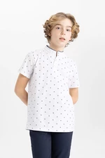 DEFACTO Boy Crew Neck Pique Short Sleeve Polo T-Shirt