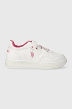 Dětské sneakers boty U.S. Polo Assn. bílá barva