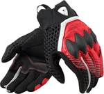 Rev'it! Gloves Veloz Negru/Roșu 2XL Mănuși de motocicletă