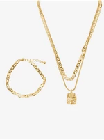 Women's Gold Bracelet and Necklace Set Pieces Myrsa - Women's