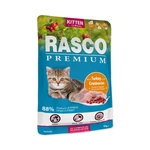 Rasco Premium Kitten krůta s brusinkou kapsička 85 g
