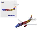 Boeing 737 MAX 8 Commercial Aircraft "Southwest Airlines - Imua One" Hawaiian Theme Livery 1/400 Diecast Model Airplane by GeminiJets