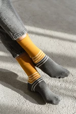 Two Color Socks 078-172 Mustard Mustard