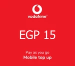 Vodafone 15 EGP Mobile Top-up EG
