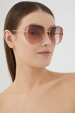Slnečné okuliare Tom Ford dámske, zlatá farba
