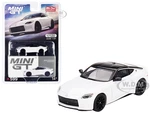 2023 Nissan Z Performance Everest White Metallic with Black Top Limited Edition to 3000 pieces Worldwide 1/64 Diecast Model Car by True Scale Miniatu